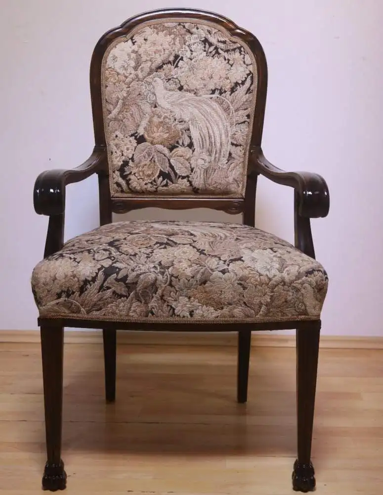 Armlehnstuhl  Sitzmöbel Sessel Bürostuhl Antik ca. 1930 1