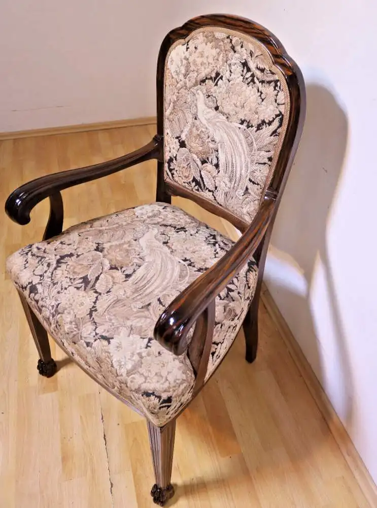 Armlehnstuhl  Sitzmöbel Sessel Bürostuhl Antik ca. 1930 2