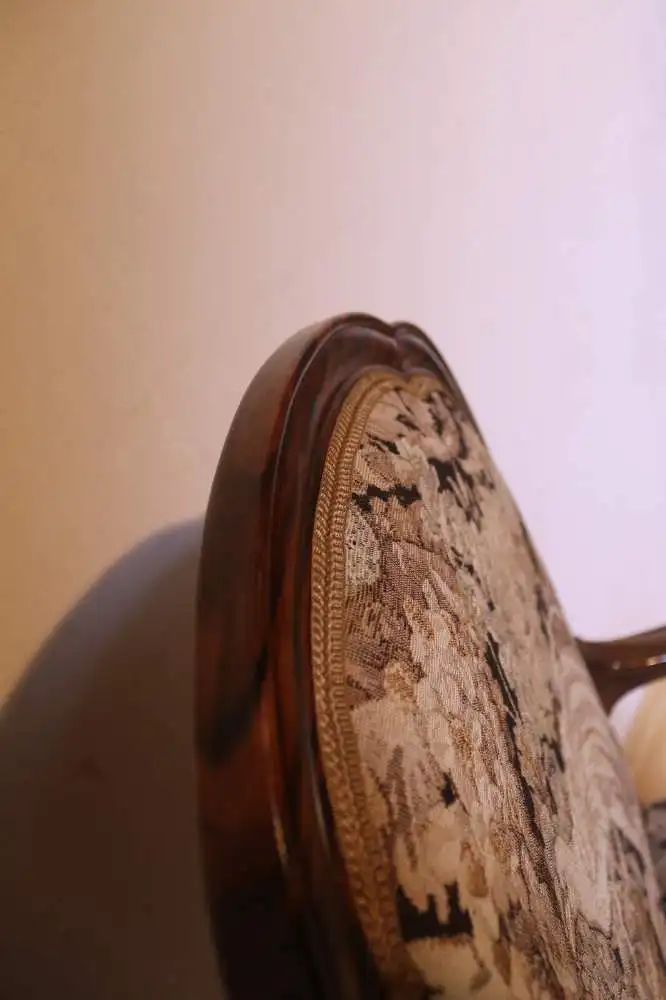 Armlehnstuhl  Sitzmöbel Sessel Bürostuhl Antik ca. 1930 6