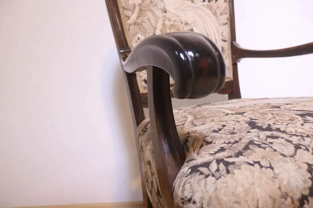 Armlehnstuhl  Sitzmöbel Sessel Bürostuhl Antik ca. 1930 8