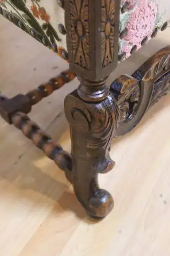 Antiker Stuhl Trohnstuhl Sessel  Jugendstil  Antik um 1900 Jh.