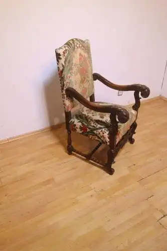 Antiker Stuhl Trohnstuhl Sessel  Jugendstil  Antik um 1900 Jh.