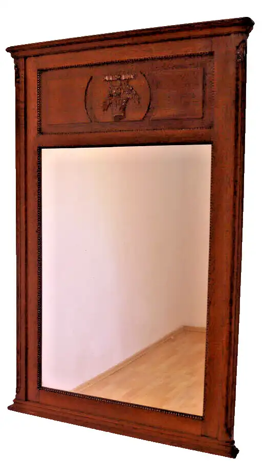 Antik Spiegel Wandspiegel Garderobenspiegel  Jugendstil Art deco ca 1900Jh. 0