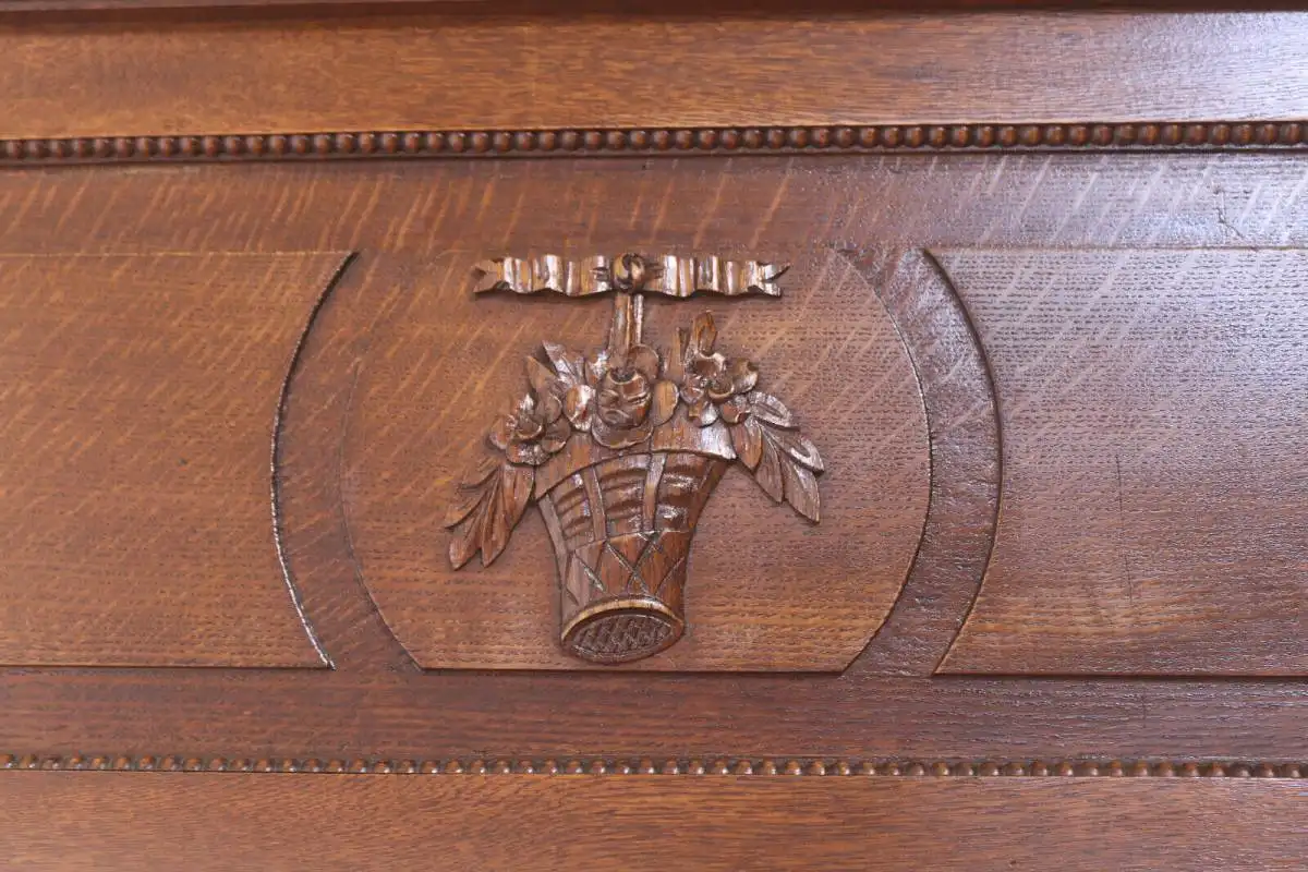 Antik Spiegel Wandspiegel Garderobenspiegel  Jugendstil Art deco ca 1900Jh. 4