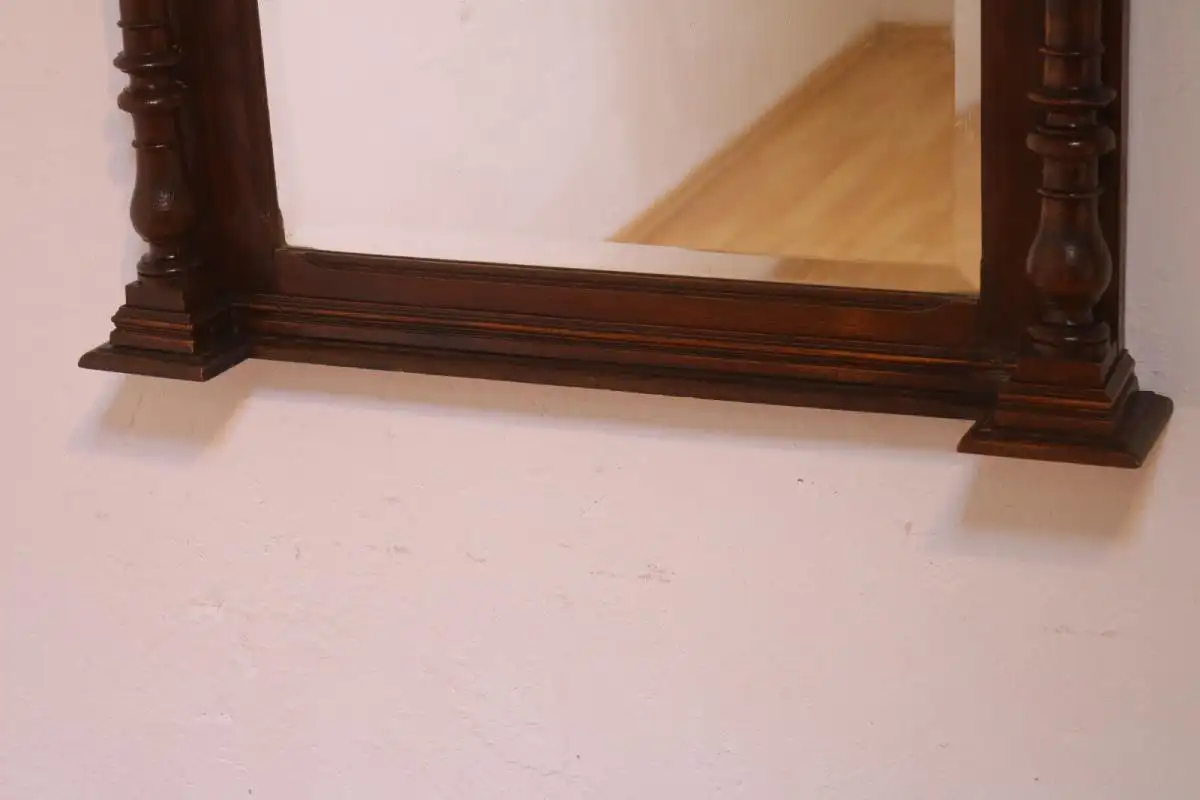 Antik Spiegel Wandspiegel Garderobenspiegel  Jugendstil Art deco ca 1900Jh. 9