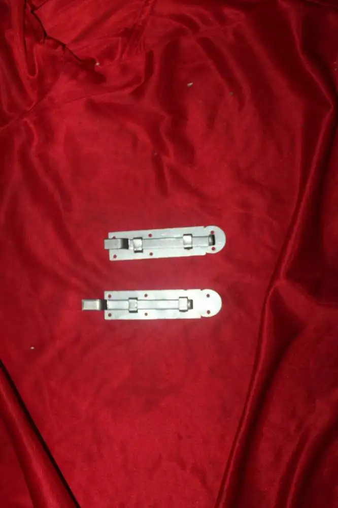 2 Schub-Riegel rustikal Türriegel Schieber Schlossriegel antik  4