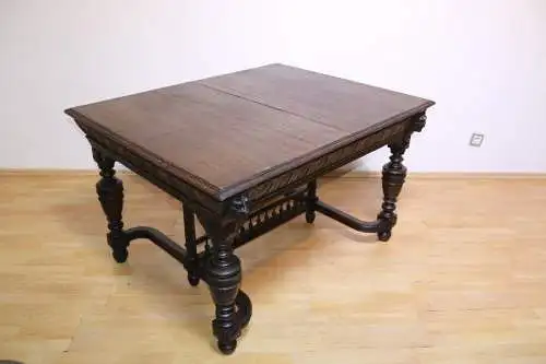 Antik Esszimmer Tisch  Tafel  Gründer ca. 1900Jh