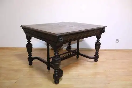 Antik Esszimmer Tisch  Tafel  Gründer ca. 1900Jh