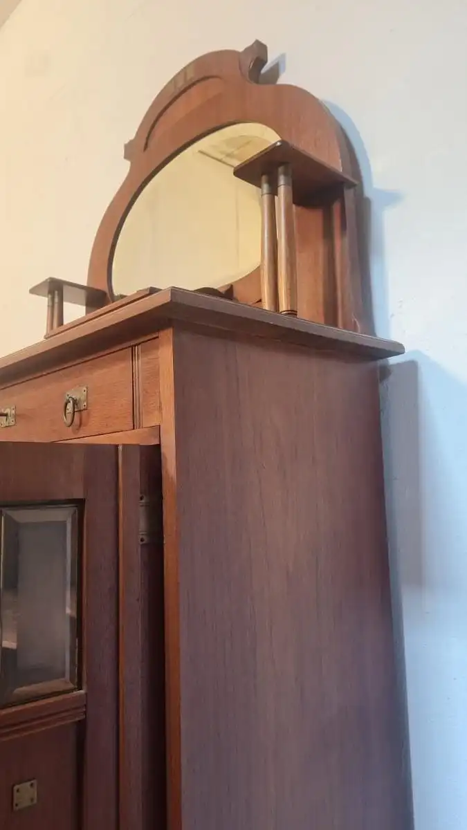 Vitrine Jugendstil Antik ca. 1920 11