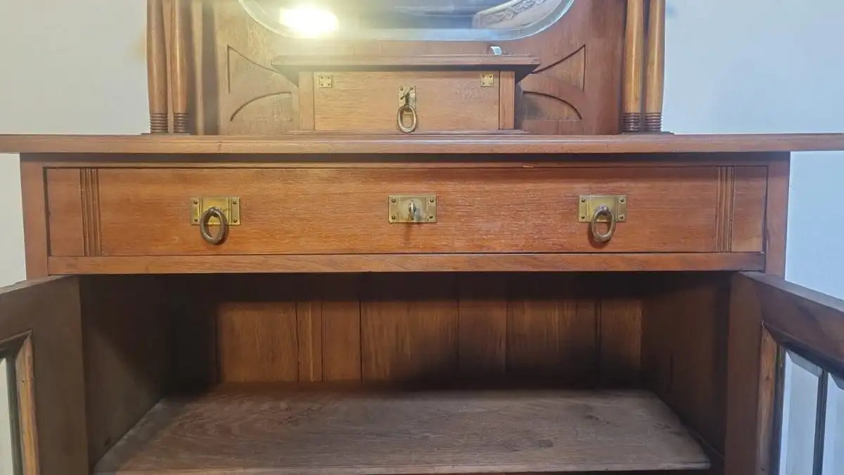 Vitrine Jugendstil Antik ca. 1920 9