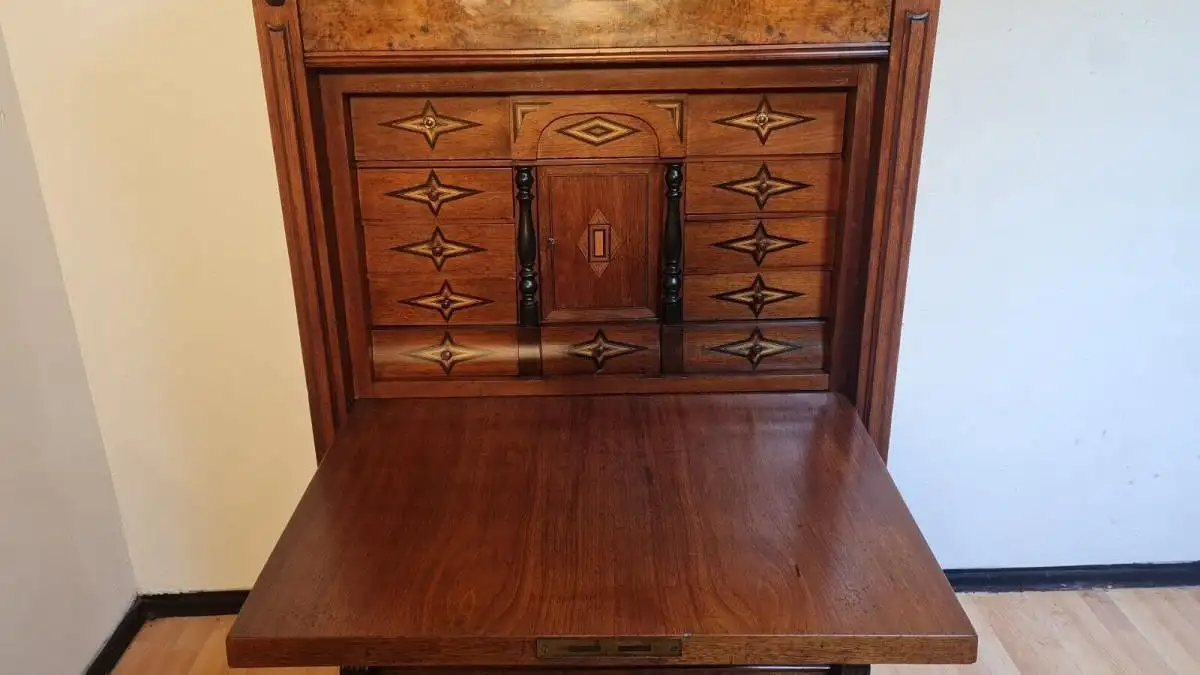 Antiker Schreibtisch Sekretär  ca 1900 Jh. 3
