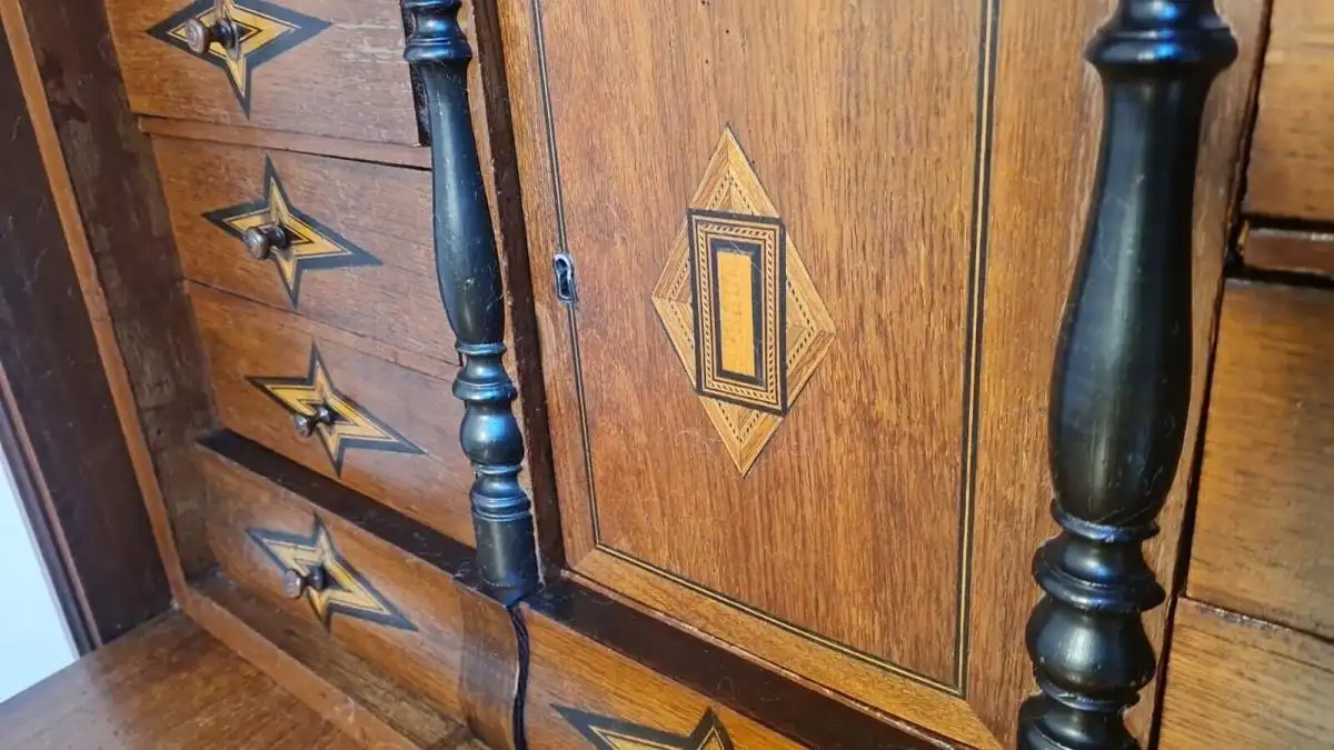 Antiker Schreibtisch Sekretär  ca 1900 Jh. 5
