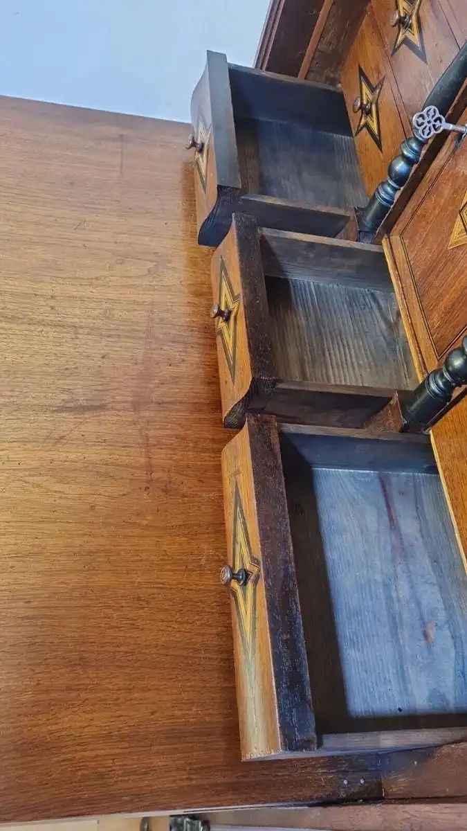 Antiker Schreibtisch Sekretär  ca 1900 Jh. 6
