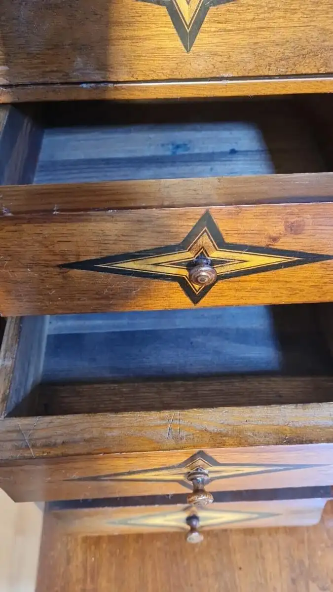 Antiker Schreibtisch Sekretär  ca 1900 Jh. 7