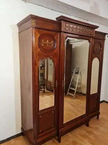 Kleiderschrank Wäscheschrank  Orginal  Antik ca. 19 Jh.