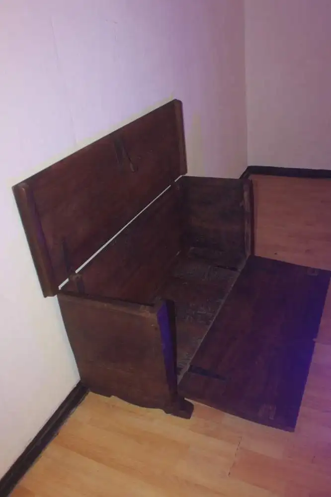 Truhe antik Unikat Sammlerstück ca 1900Jh. 16