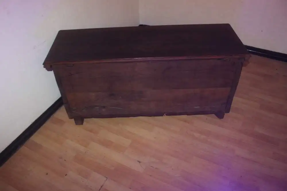 Truhe antik Unikat Sammlerstück ca 1900Jh. 17