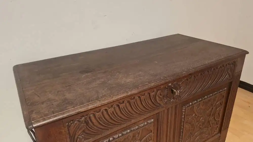 Truhe antik ca 1900Jh. 4