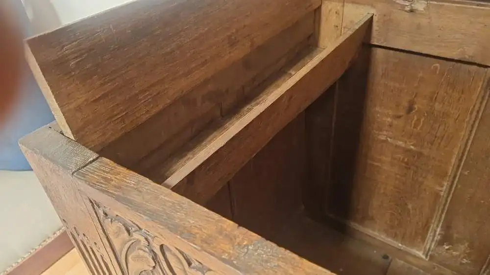 Truhe antik ca 1900Jh. 5