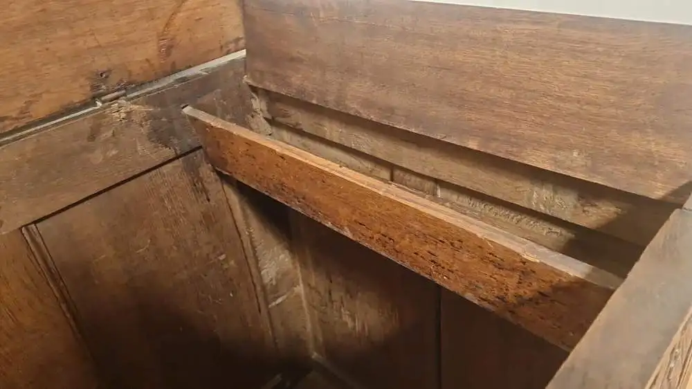 Truhe antik ca 1900Jh. 6