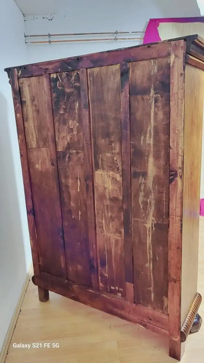 Bücherschrank Vitrine Bibolotheksschrank Antik ca 1910 art deco 21