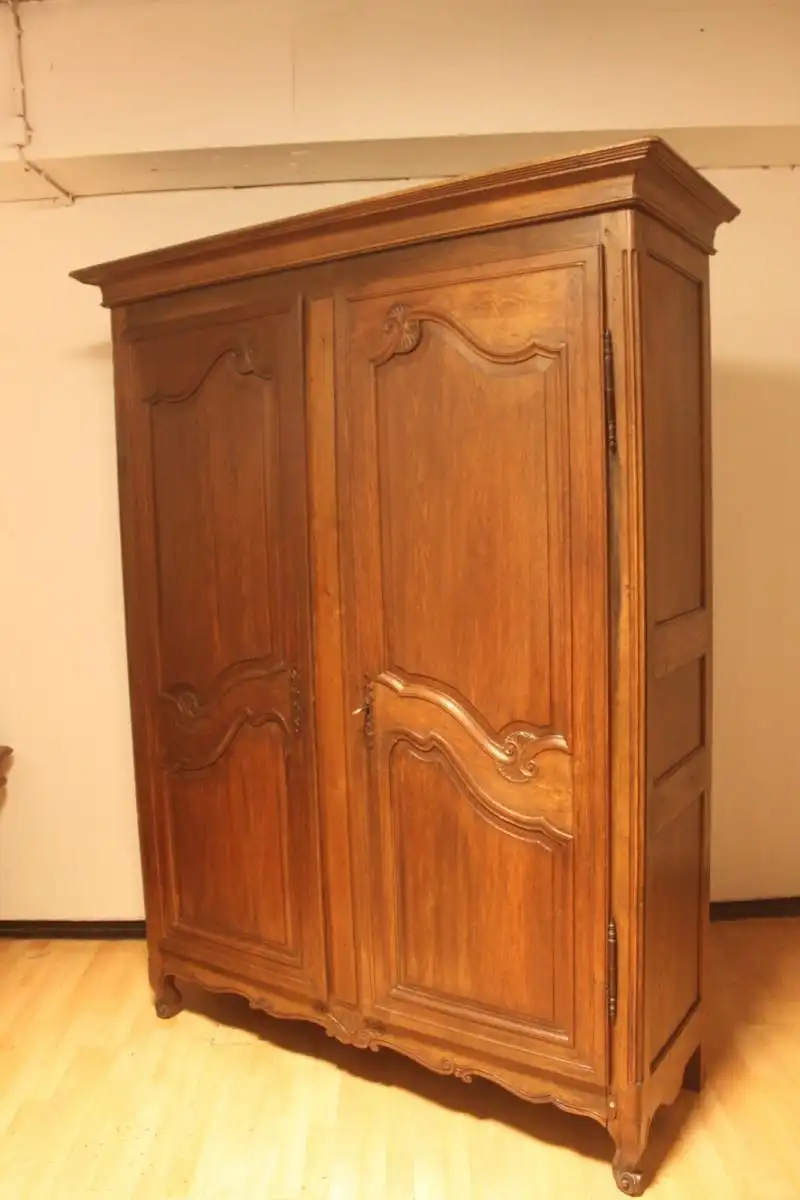 Französischer Kleiderschrank Antik ca  1860 Jh. 1