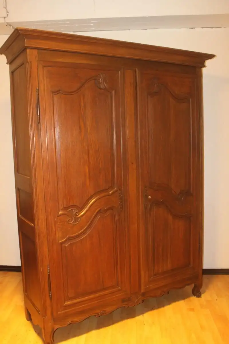Französischer Kleiderschrank Antik ca  1860 Jh. 5