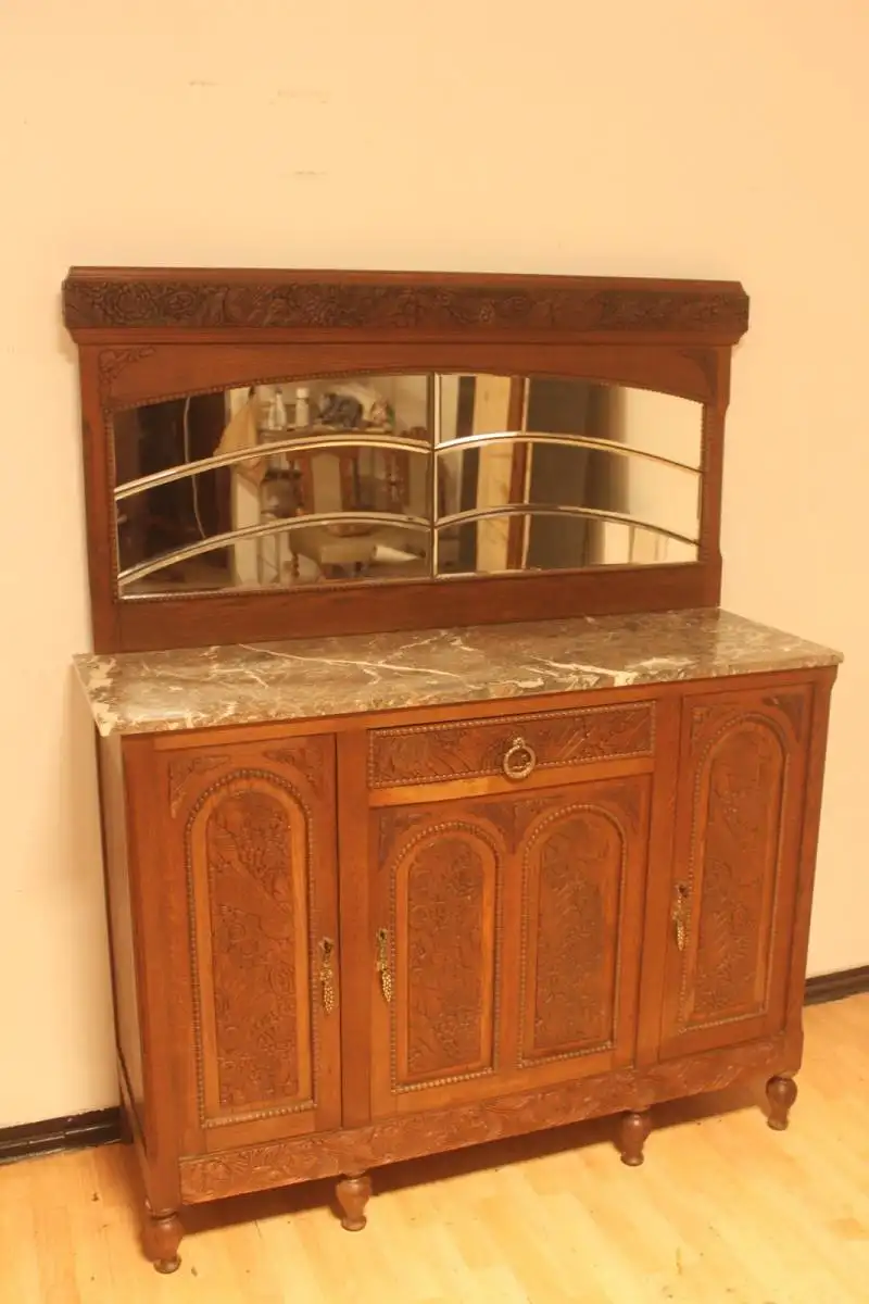 Antik Buffet Jugendstil  Anrichte Esszimmer ca.1900 Jh. 1