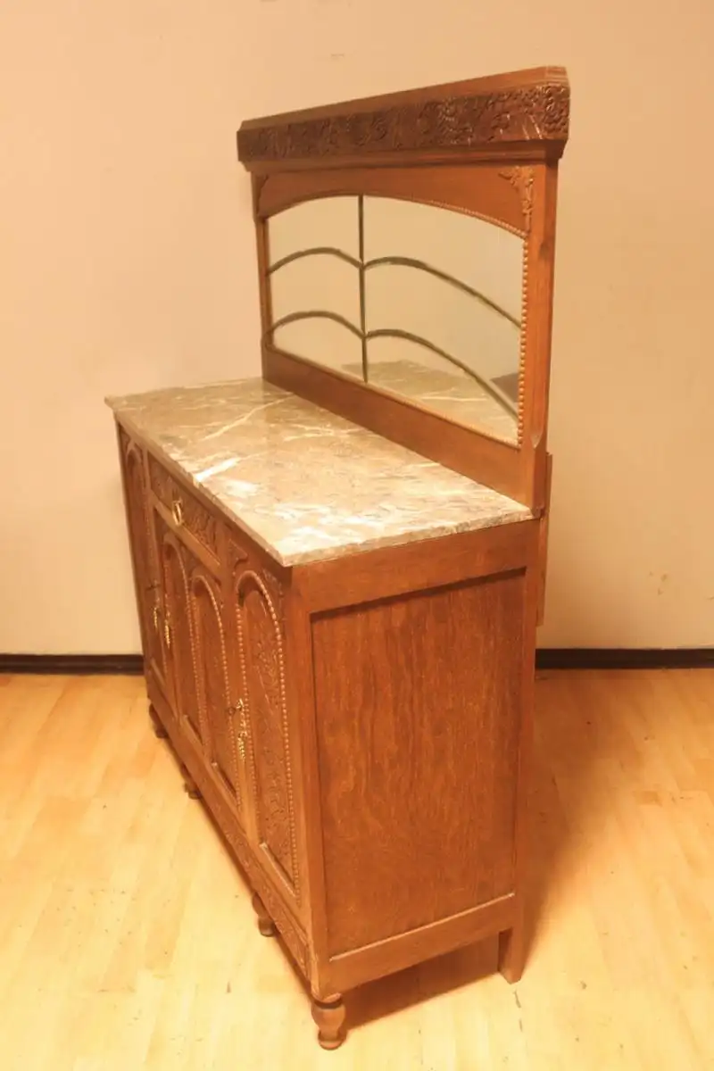 Antik Buffet Jugendstil  Anrichte Esszimmer ca.1900 Jh. 10