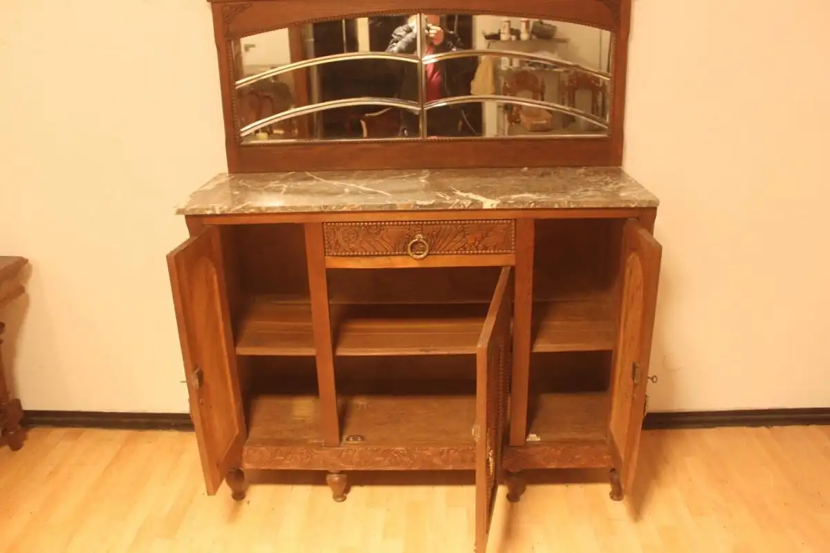 Antik Buffet Jugendstil  Anrichte Esszimmer ca.1900 Jh. 4