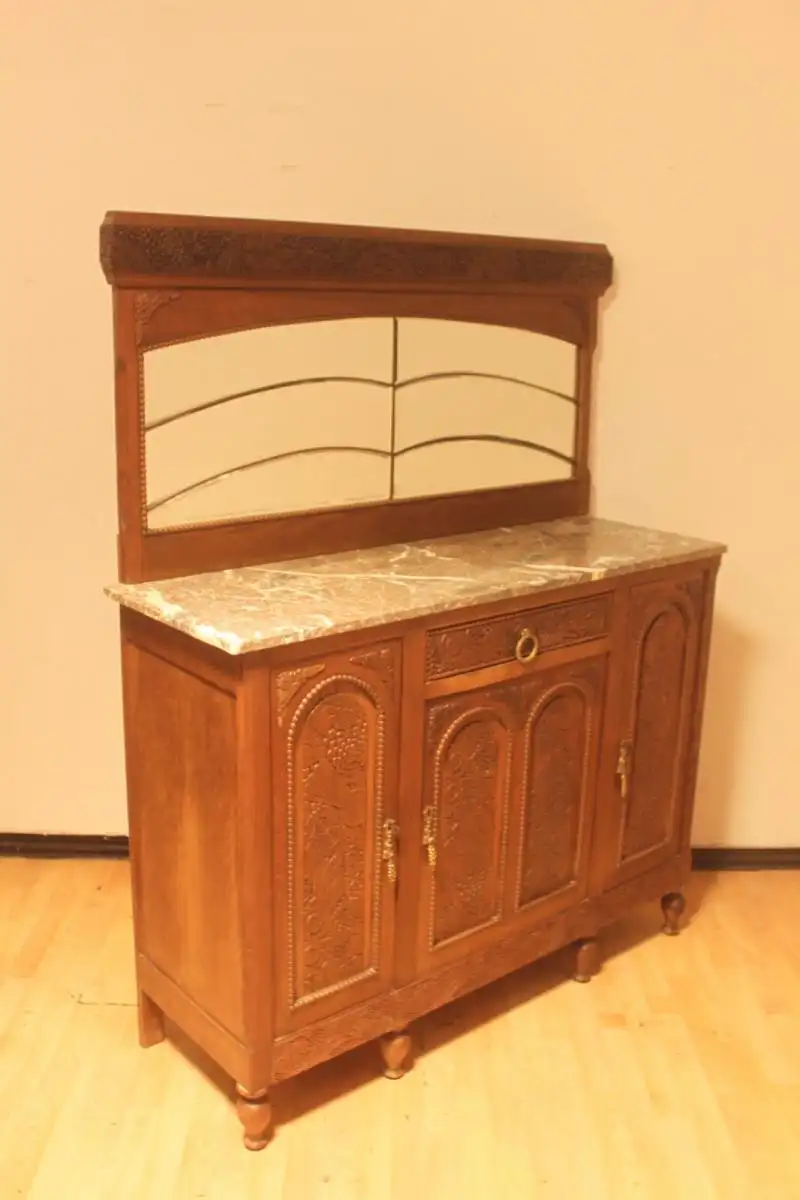 Antik Buffet Jugendstil  Anrichte Esszimmer ca.1900 Jh. 6