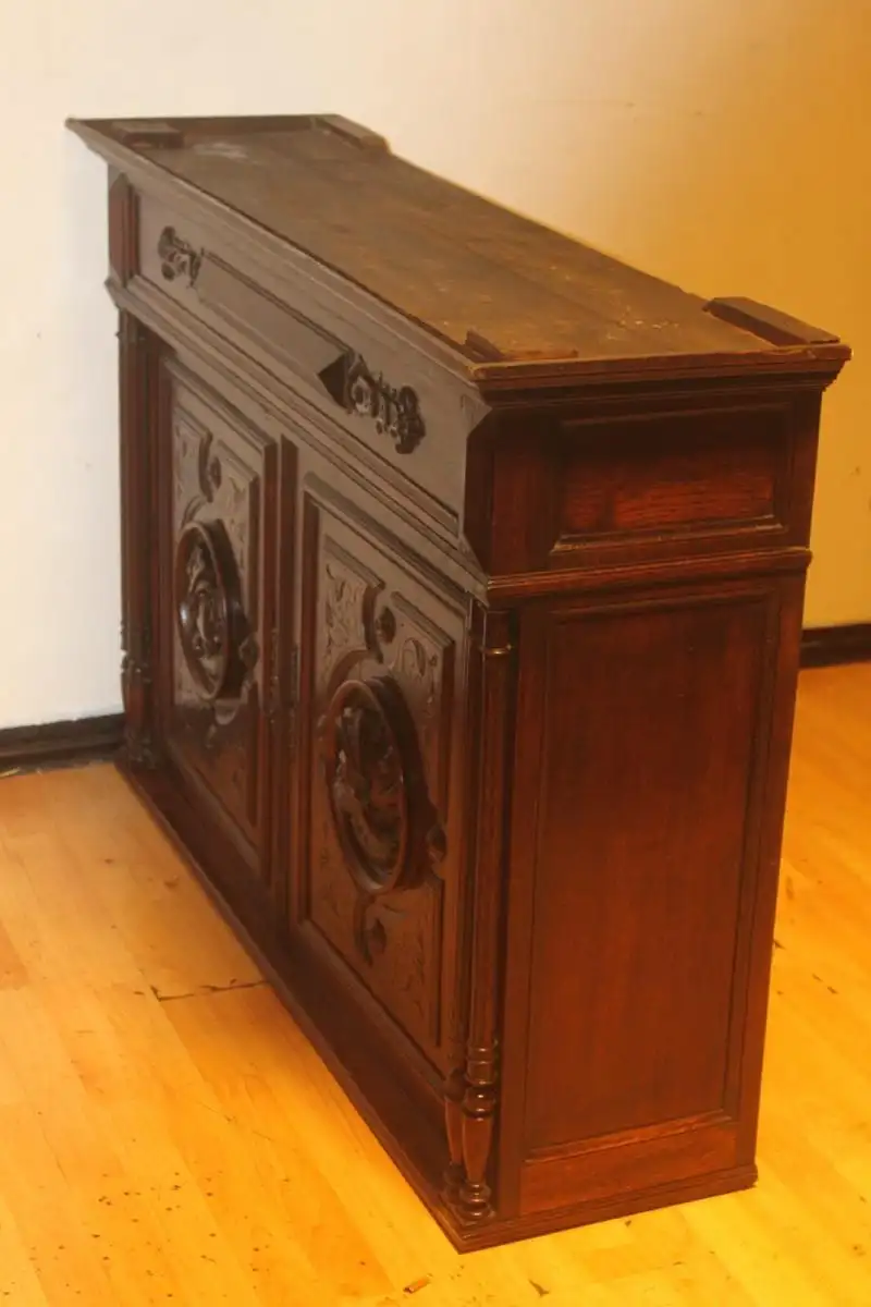 Antik Aufsatzschrank Hängeschrank ca 1900 Jh. 11