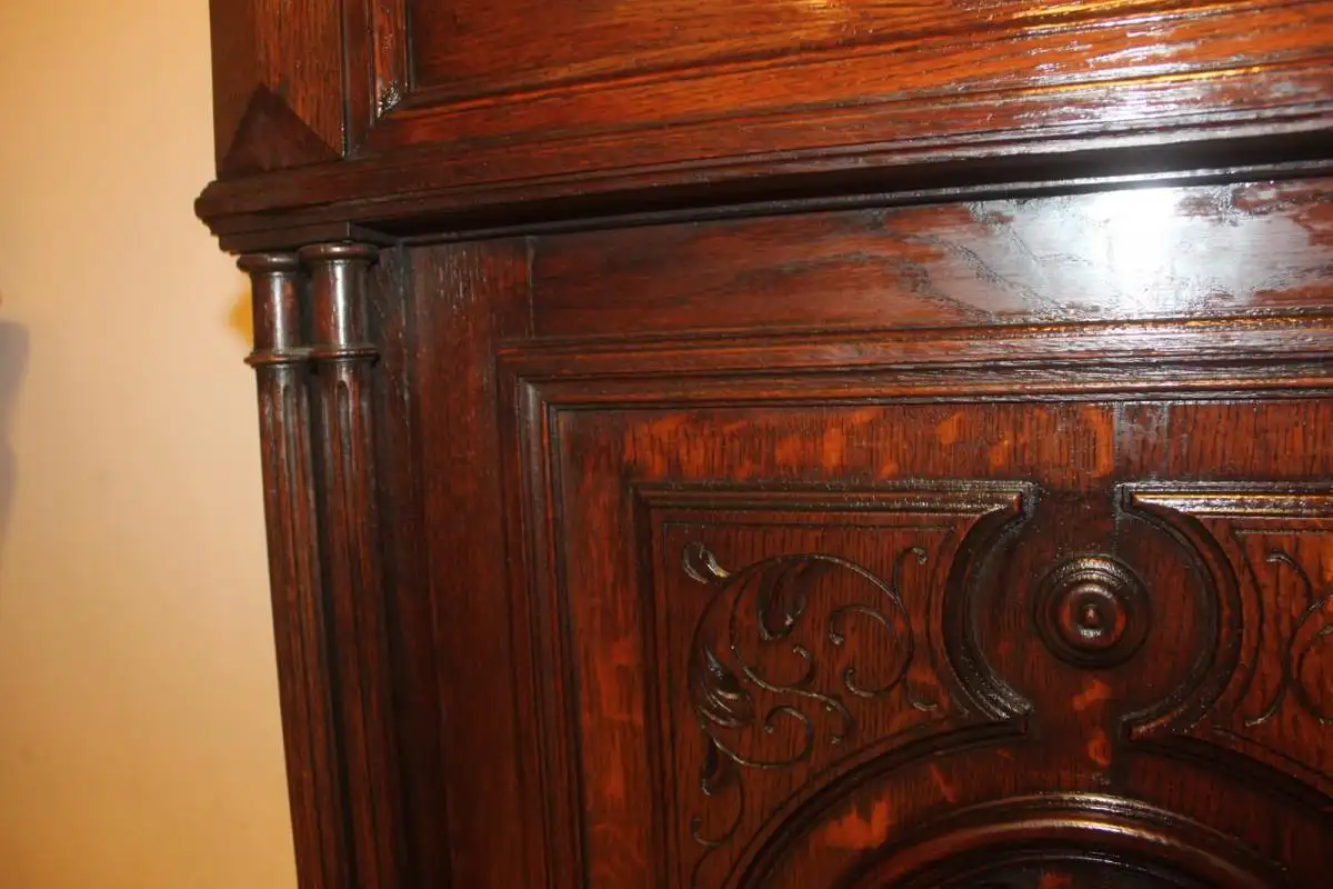 Antik Aufsatzschrank Hängeschrank ca 1900 Jh. 8