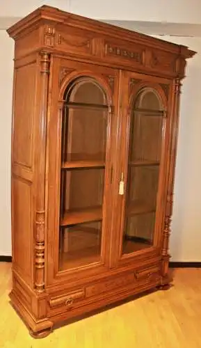 Vitrine Antik Schrank  Bibolotheksschrank um 1900 Jh.