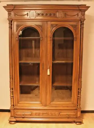 Vitrine Antik Schrank  Bibolotheksschrank um 1900 Jh.