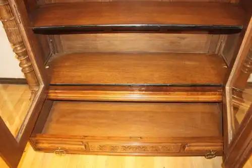 Vitrine Antik Schrank  Bibolotheksschrank um 1900 Jh.