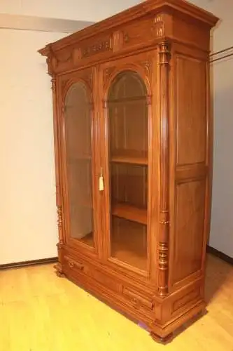 Vitrine Antik Schrank  Bibolotheksschrank um 1900 Jh.