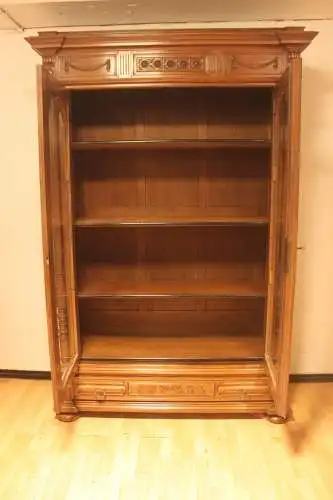 Vitrine Antik Schrank  Bibolotheksschrank um 1900 Jh.