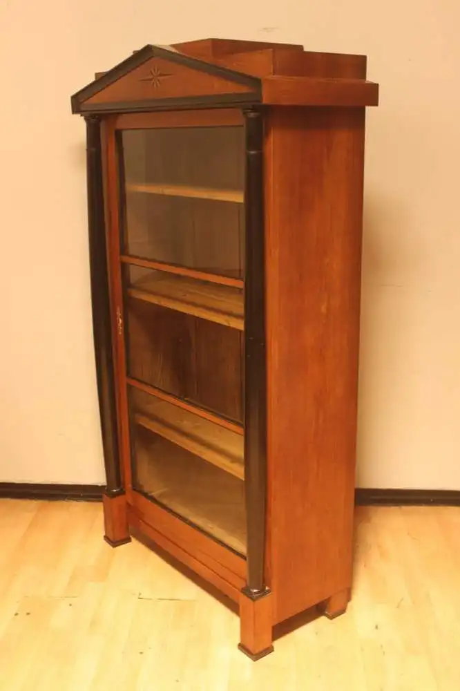 Vitrine Antik Biedermeier  Bibolotheksschrank um 1850 Jh. 3