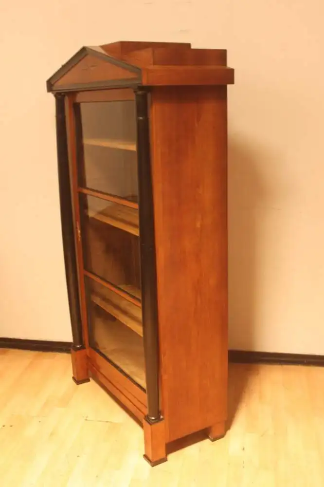 Vitrine Antik Biedermeier  Bibolotheksschrank um 1850 Jh. 4