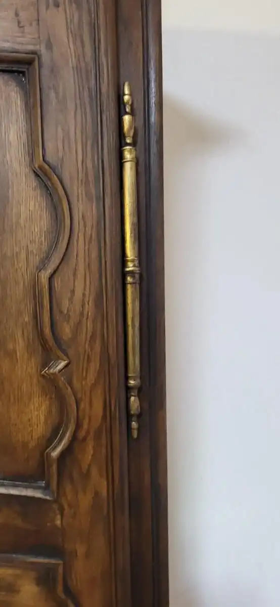 Französischer Hochzeitschrank Kleiderschrank Antik ca  1860 Jh. 17