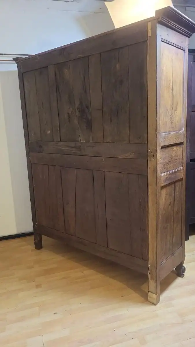 Französischer Hochzeitschrank Kleiderschrank Antik ca  1860 Jh. 21