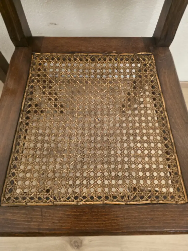 2 Esszimmerstühle Küchenstühle Wohnzimmerstühle Antik um 1900 Jh. 5