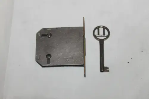 1 Einsteckriegelschloss  Möbelschloss  Antik Dornmaß 35 mm Universal