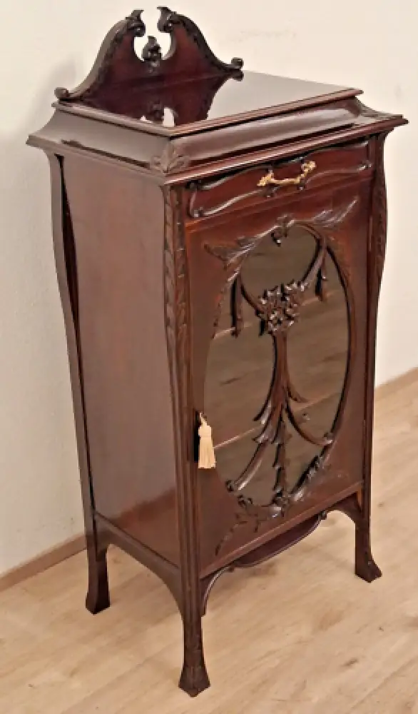 Vitrine  Antik Jugendstil  ca. 19 Jh. 0