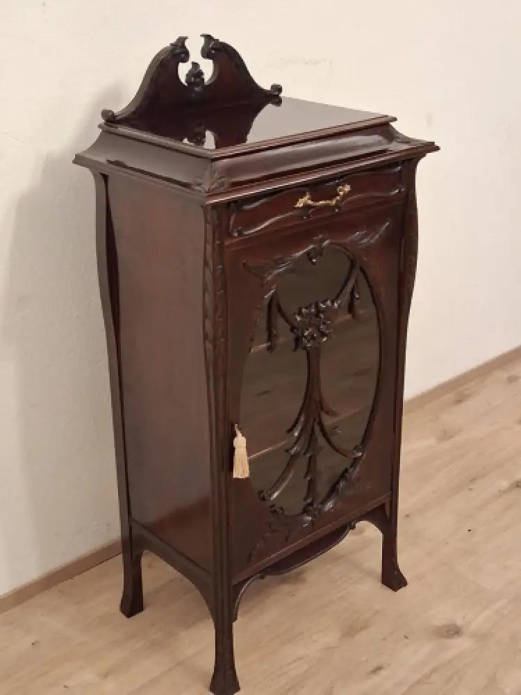 Vitrine  Antik Jugendstil  ca. 19 Jh. 2