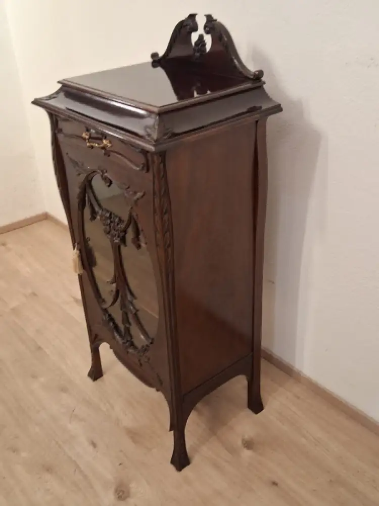 Vitrine  Antik Jugendstil  ca. 19 Jh. 4