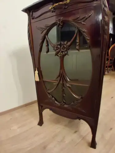 Vitrine  Antik Jugendstil  ca. 19 Jh.