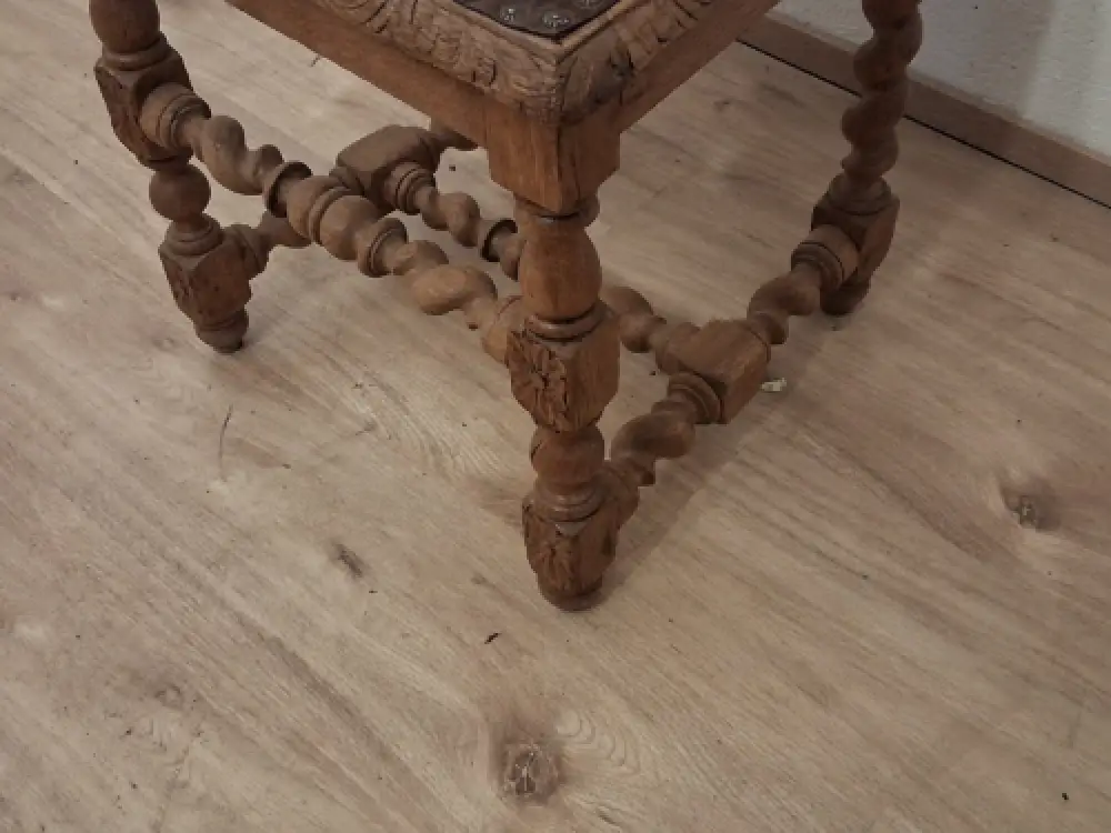 1  Esszimmerstuhl Jagdstuhl   Küchenstuhl Gründer  Antik ca. 1900 Jh. 4