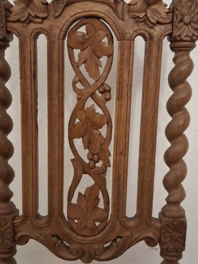 1  Esszimmerstuhl Jagdstuhl   Küchenstuhl Gründer  Antik ca. 1900 Jh. 5